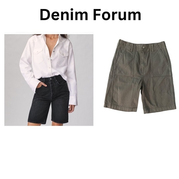 Denim Forum The Joni Loose Bermuda short - size 27 - Picture 1 of 11